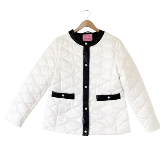 Kate Spade New York Framed Quilted with Pearl Snaps Jacket - Picture 5 of 13